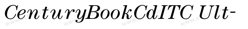 CenturyBookCdITC Ult字体转换